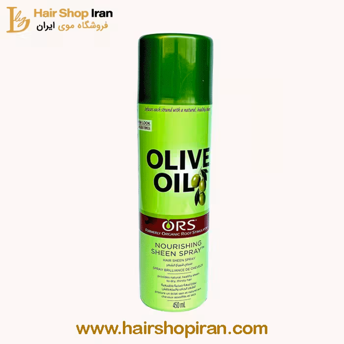 اسپری براق کننده و حالت دهنده مو شاین الیو Olive oil