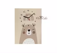 ساعت طرح خرسی رنگ نود