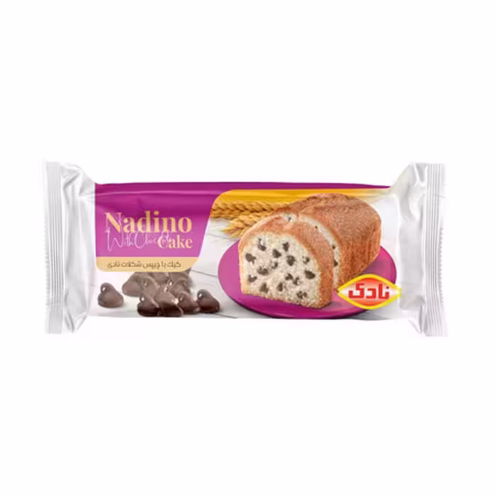 کیک خانواده با تزئین چیپس شکلات نادی 100 گرمی