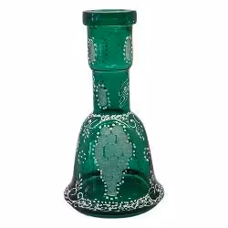 شیشه قلیان انگوری نقاشی پرکار