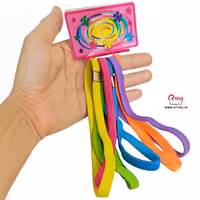 تل کشی یا هدبند ورزشی رنگی (بسته 6 عددی)