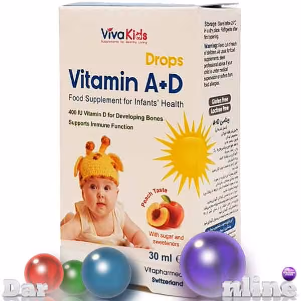 ویتامین آ د ویواکیدز قطره30میلی لیتری