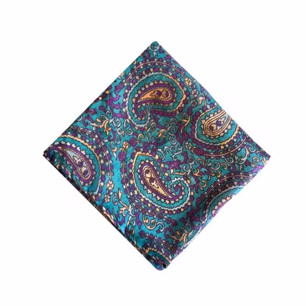 دستمال جیب دست دوز طرح دار PSH1170