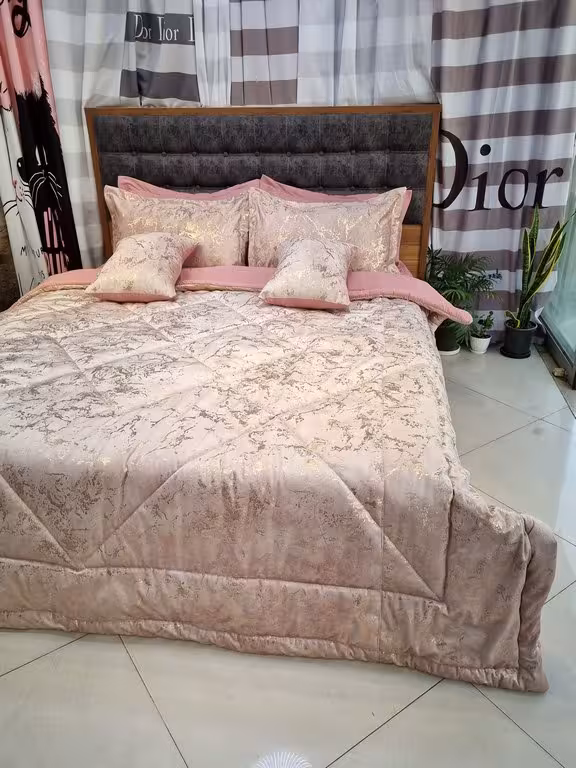 روتختی مخمل طلاکوب 8تکه