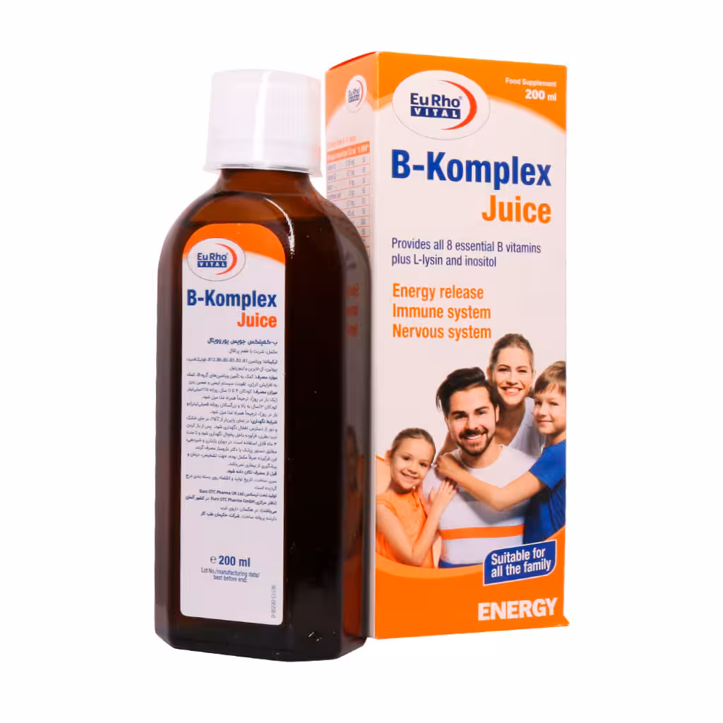 شربت ب کمپلکس یوروویتال 200 میلی لیتر | Eurhovital B Komplex Juice