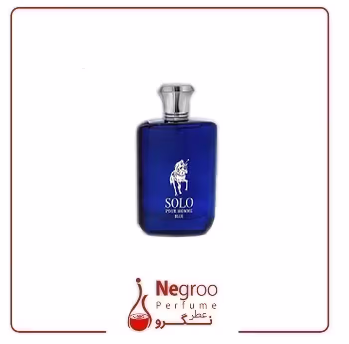 ادو پرفيوم مردانه فراگرنس ورد مدل سلو پور هوم بلو | Fragrance World Solo Pour Homme Blue