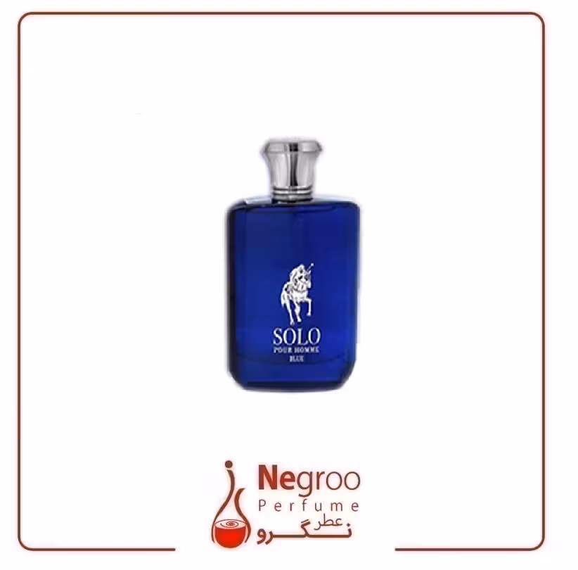 ادو پرفيوم مردانه فراگرنس ورد مدل سلو پور هوم بلو | Fragrance World Solo Pour Homme Blue