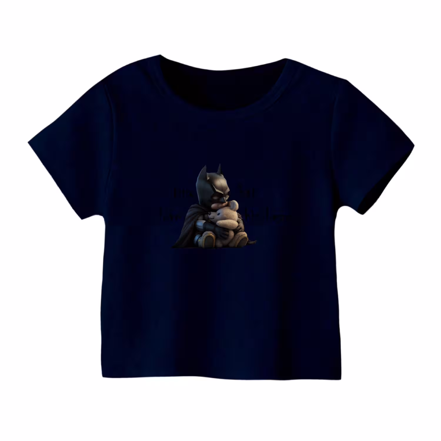 تی شرت آستین کوتاه بچگانه مدل بتمن کد 37 رنگ سورمه ای