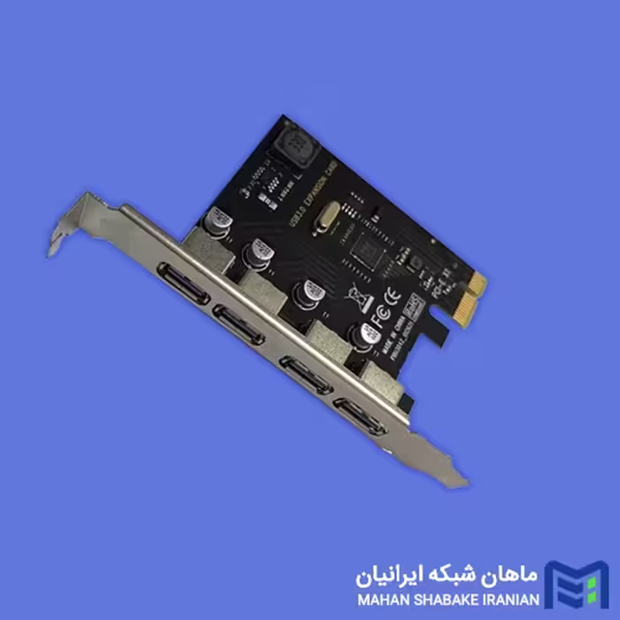 هاب USB 4-Port PCIe Expansion Card