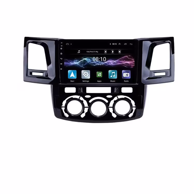 مانیتور اندروید تویوتا هایلوکس 2012 نویکس سری T300 QLED اپل کارپلی
