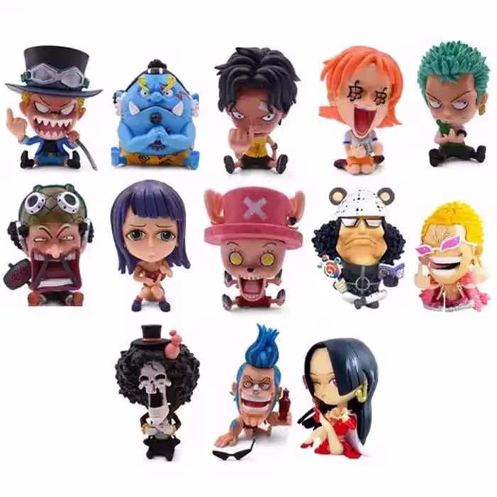 مجموعه 13 عددی اکشن فیگور انیمه وان پیس (Funko)