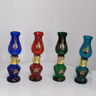 شیشه بلور طرح شاه عباسی (گردسوز مدل یاس)