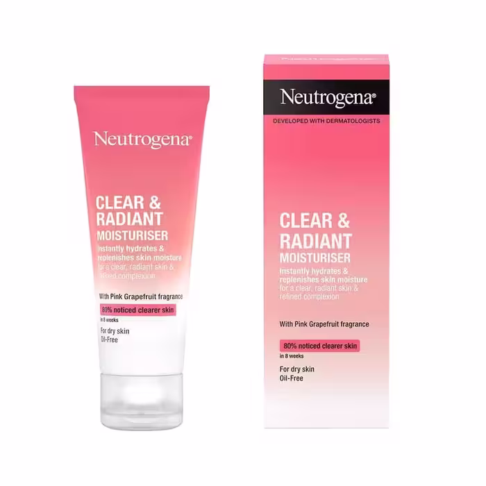 کرم مرطوب کننده نوتروژینا مدل Clear and Radiant Moisturiser حجم 50 میلی لیتر