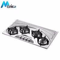 گاز رومیزی اخوان کد G84 شش شعله استیل