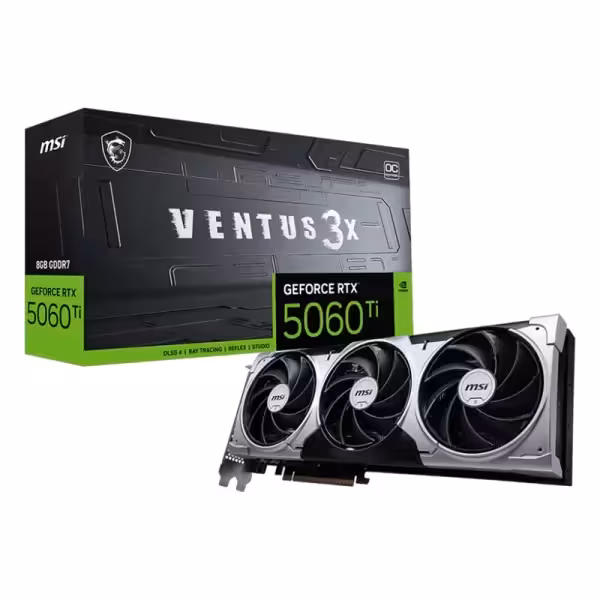 کارت گرافیک ام اس آی مدل MSI RTX 5060 TI VENTUS 3X OC 8G