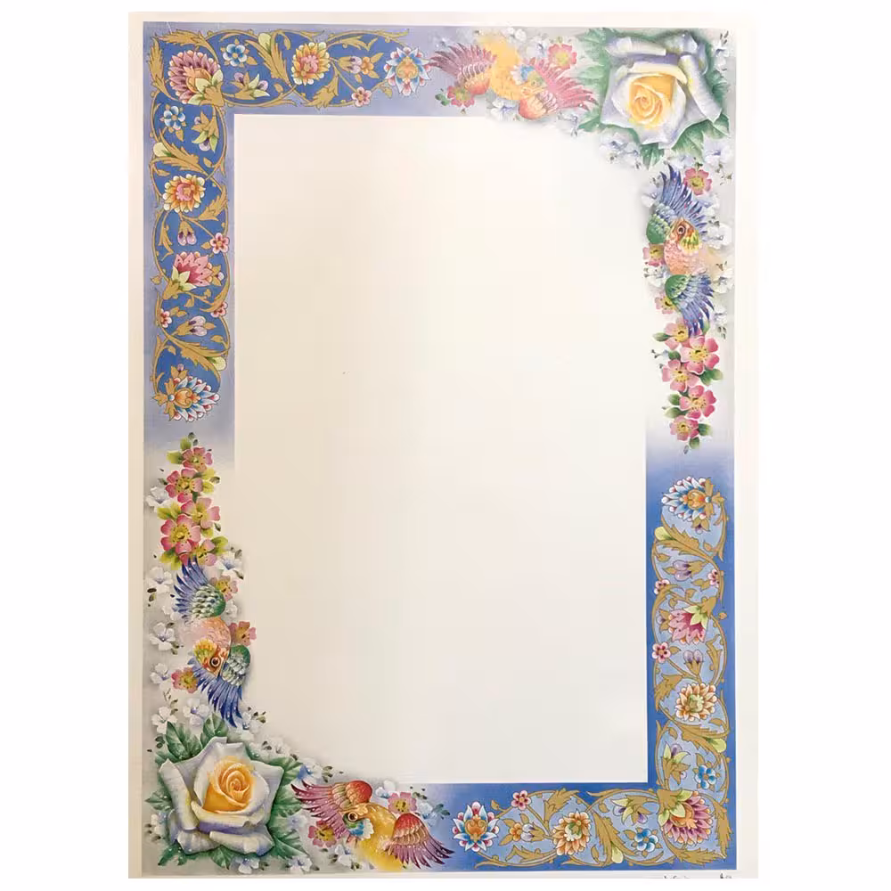 کاغذ تذهیب A4 گلاسه کد 14