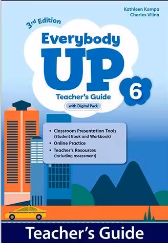 کتاب معلم اوری بادی آپ Everybody Up 6 Teacher’s Book 3rd