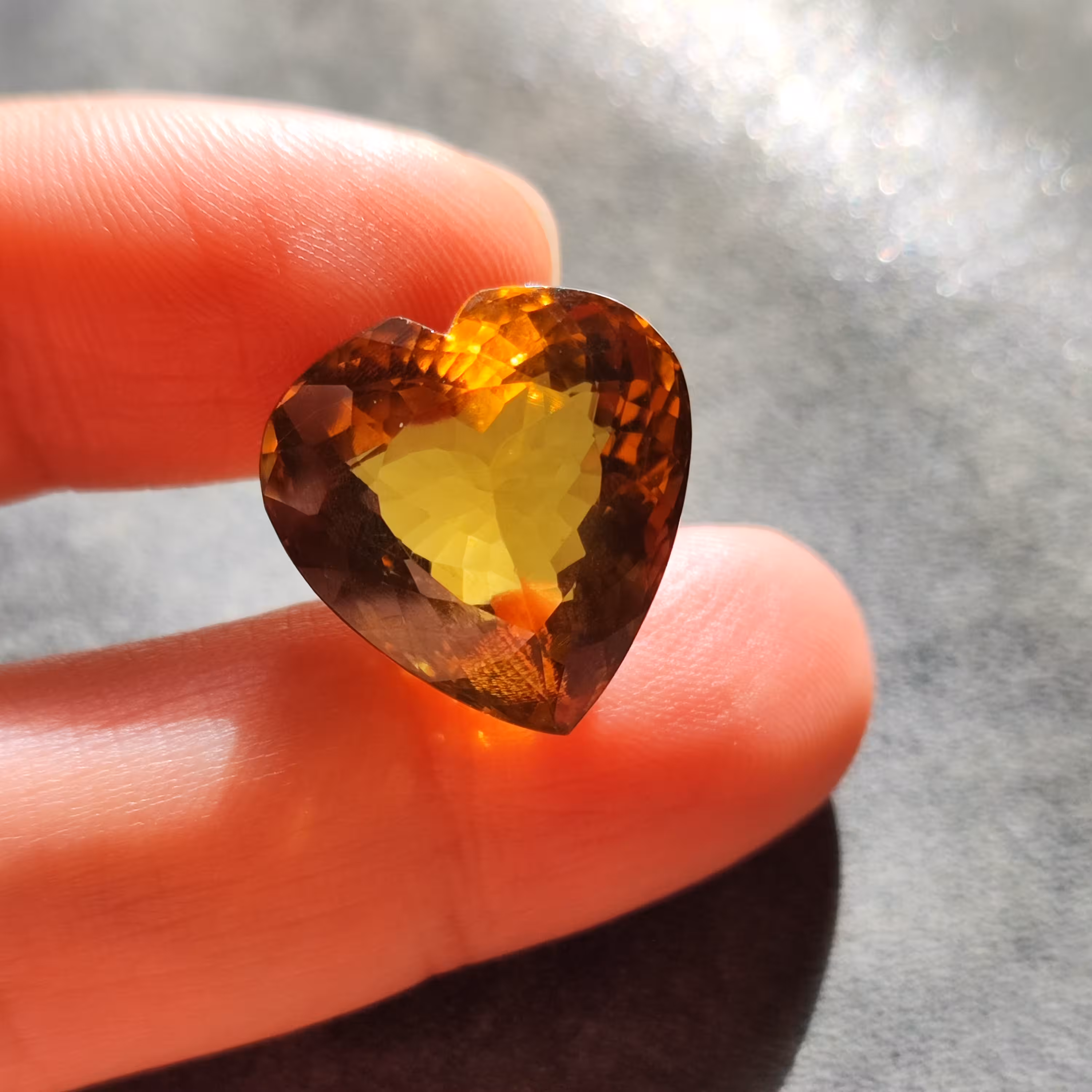 هانی کوارتز  تراش قلبی فوق العاده بی نظیر