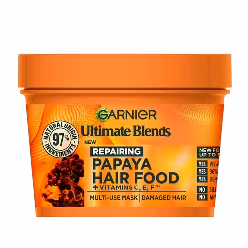 ماسک مو ترمیم کننده گارنیر Garnier عصاره پاپایا حجم 400 میل