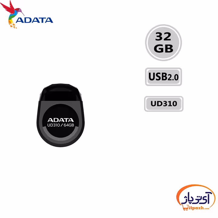 فلش مموری USB2.0 ای دیتا 32 گیگابایت مدل ADATA UD310
