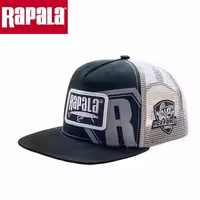 کلاه ماهیگیری راپالا مشکی (RAPALA Embroidered Fishing Hat Flat Brim)