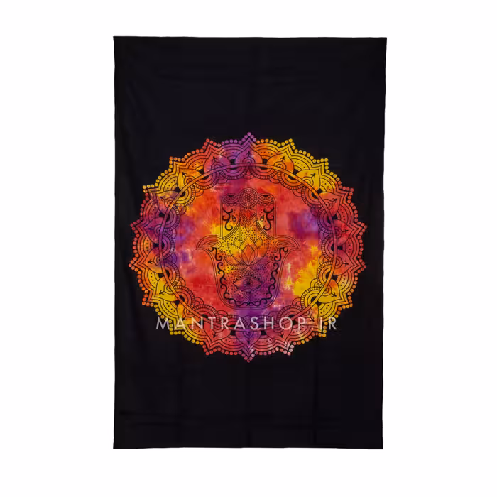 بکدراپ تپستری هندی طرح دست همسا (روتختی یک نفره) کد 403