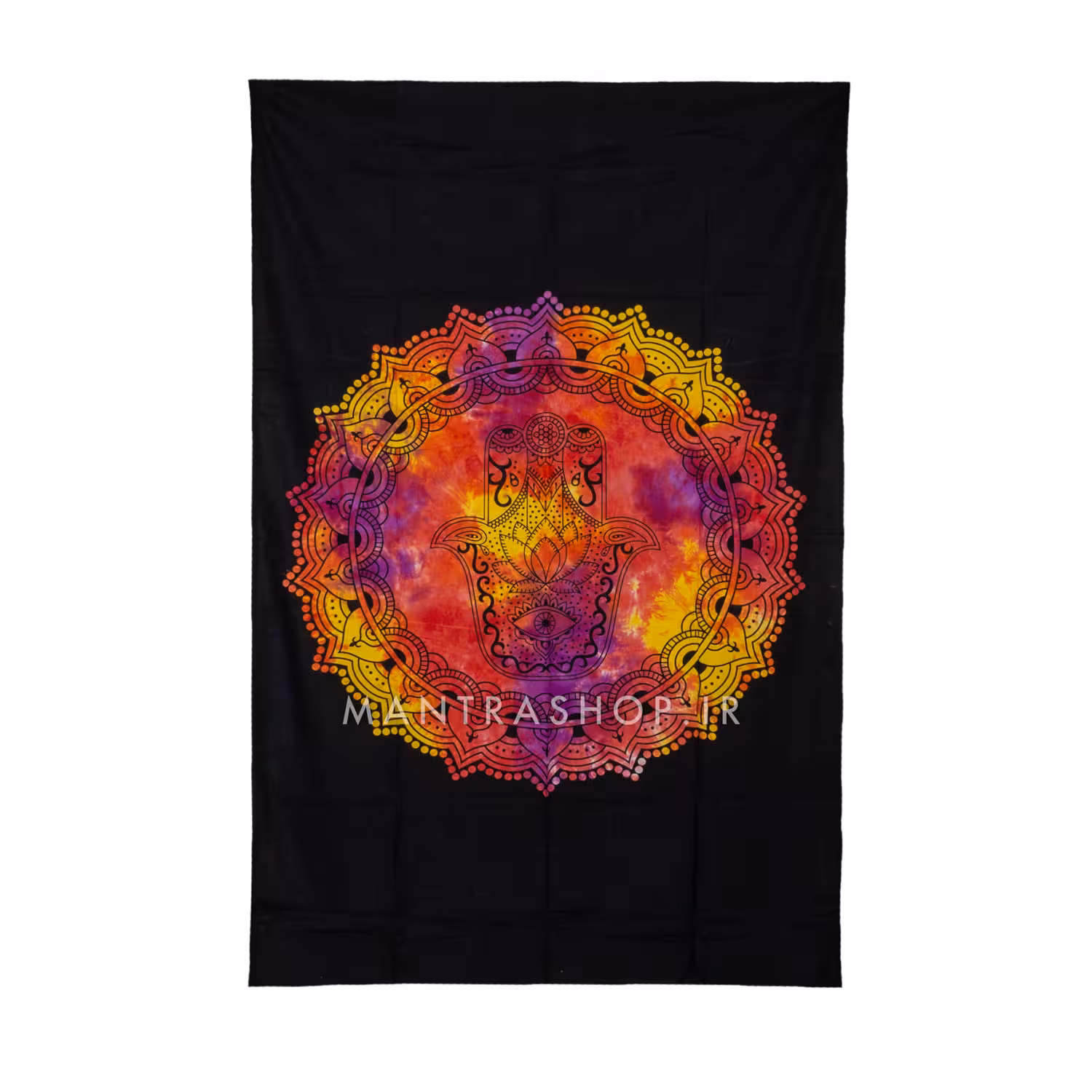 بکدراپ تپستری هندی طرح دست همسا (روتختی یک نفره) کد 403