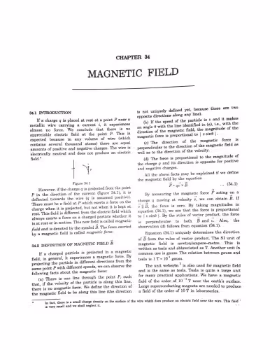 خرید و دانلود نسخه کامل کتاب HCV Chapter 34 Magnetic Field Concepts of Physics H C Verma IIT JEE Part 2 various Engineering Entrance Exams