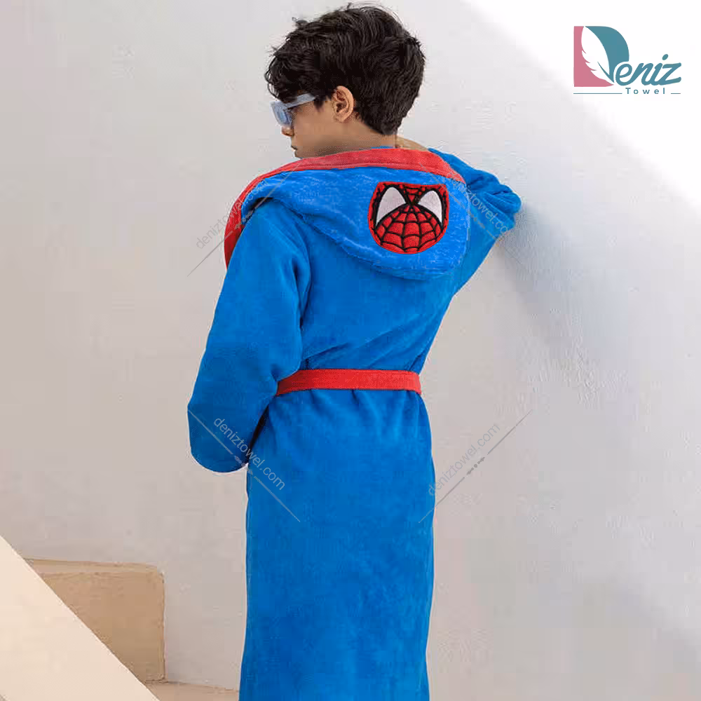 حوله کودک طرح مرد عنکبوتی آبی