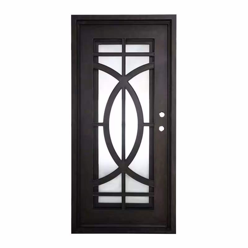 درب آهنی ورودی ساختمان جنوبی کد 1110