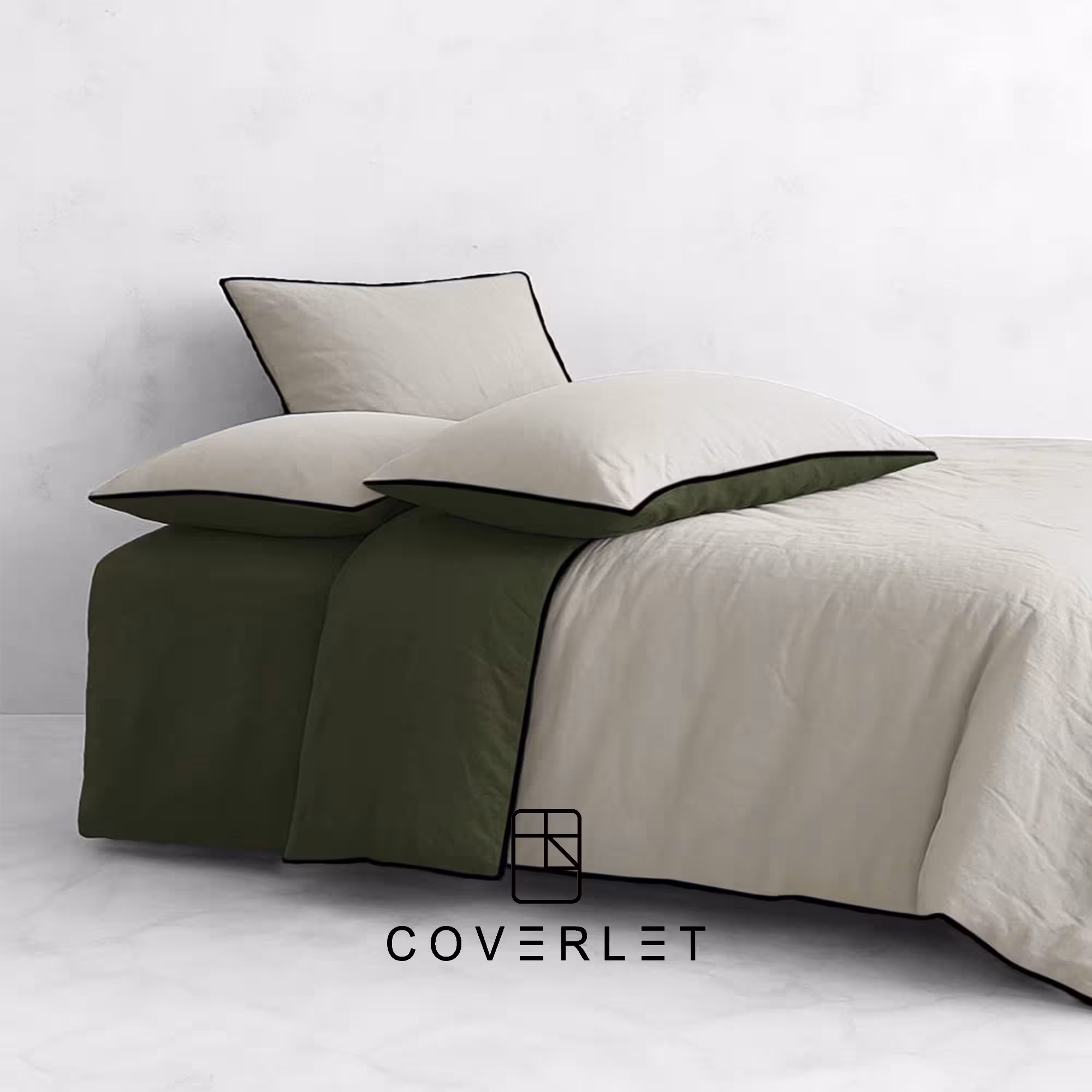 روتختی ساده سبز و خاکی