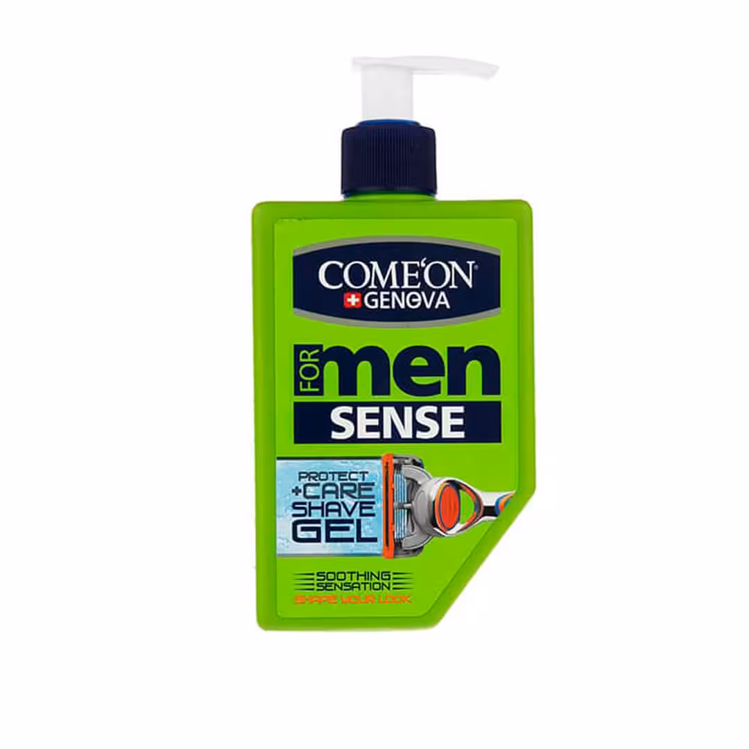ژل اصلاح آقایان مدل SENSE حجم 260 میلی لیتر کامان COME’ON