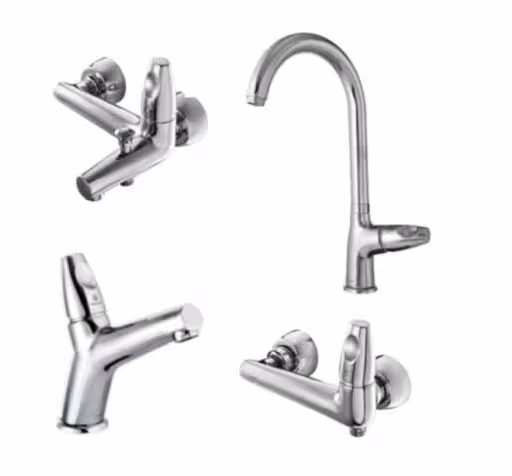 ست شیرالات شیبه مدل ماهور کروم (ارسال رایگان)