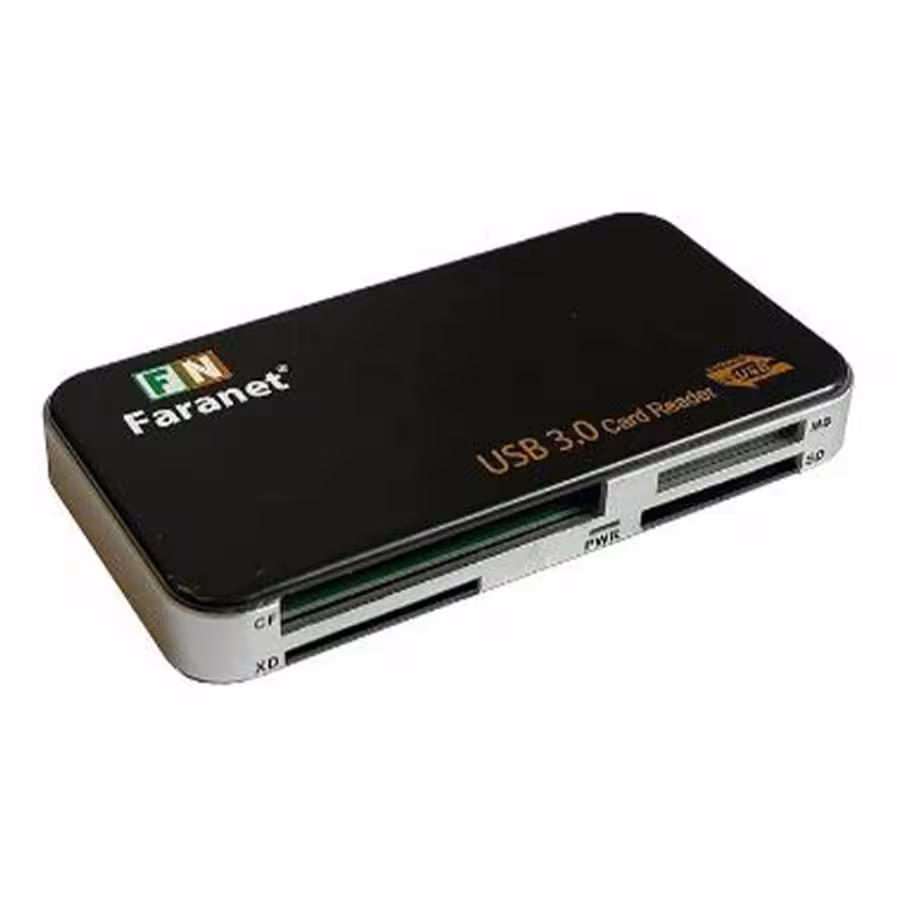 قیمت و خرید رم ریدر و کارت خوان 7 پورت فرانت مدل FN-U3CR500 | یاس ارتباط