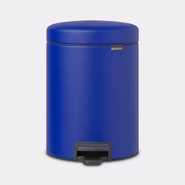 سطل زباله 5 لیتر آبی کاربنی برابانتیا | Brabantia NEWICON PEDAL BIN