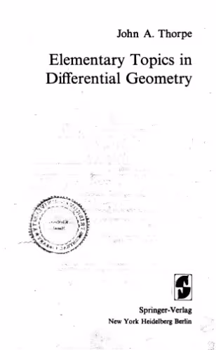 خرید و دانلود نسخه کامل کتاب Elementary topics in differential geometry