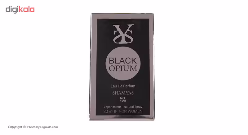 دو پرفیوم زنانه شمیاس مدل Black Opium حجم 30 میلی لیتر کد1052