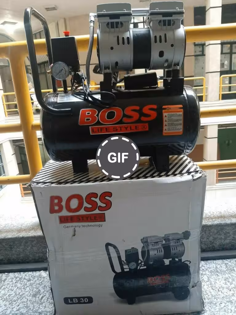 کمپرسور باد 30 لیتری بی صدا باس مدل bs-ac30