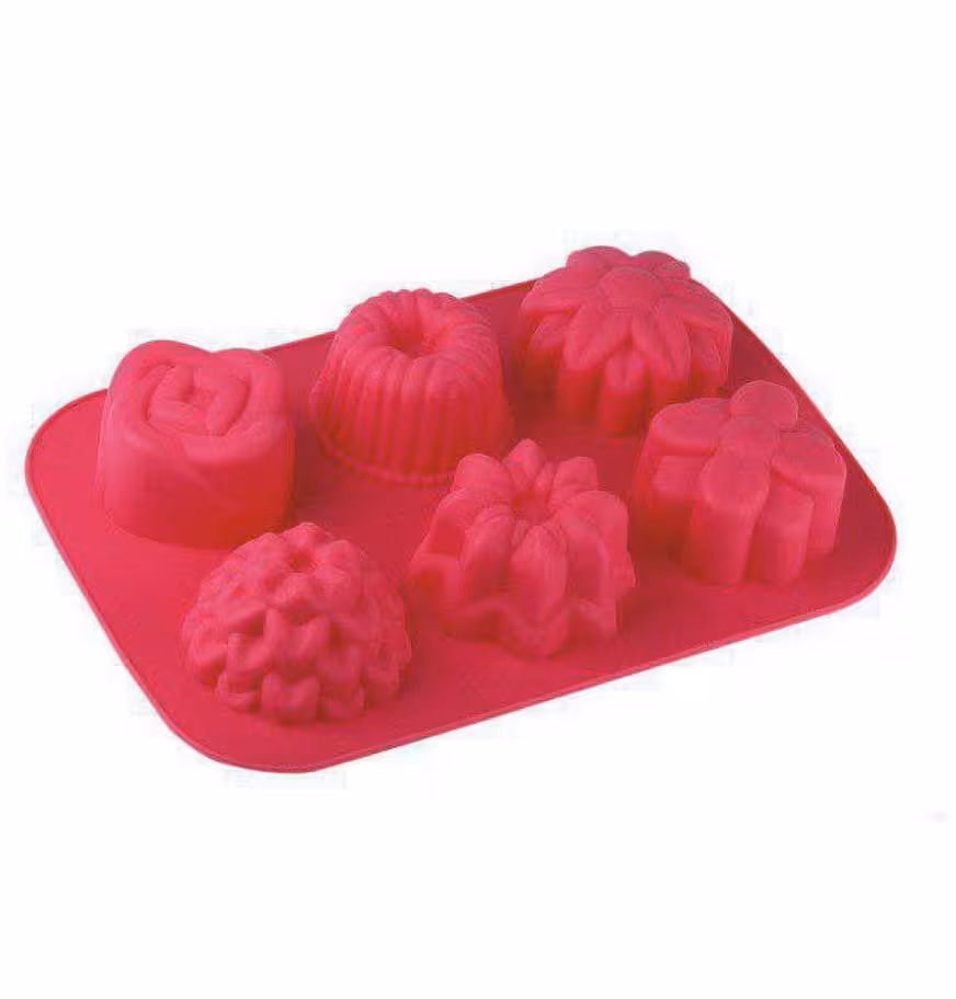 قالب ژله مافین شش تائی بزرگ