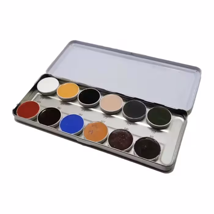 پالت 12 رنگ سوپرا کالر کریولان Kryolan Supracolor Palette