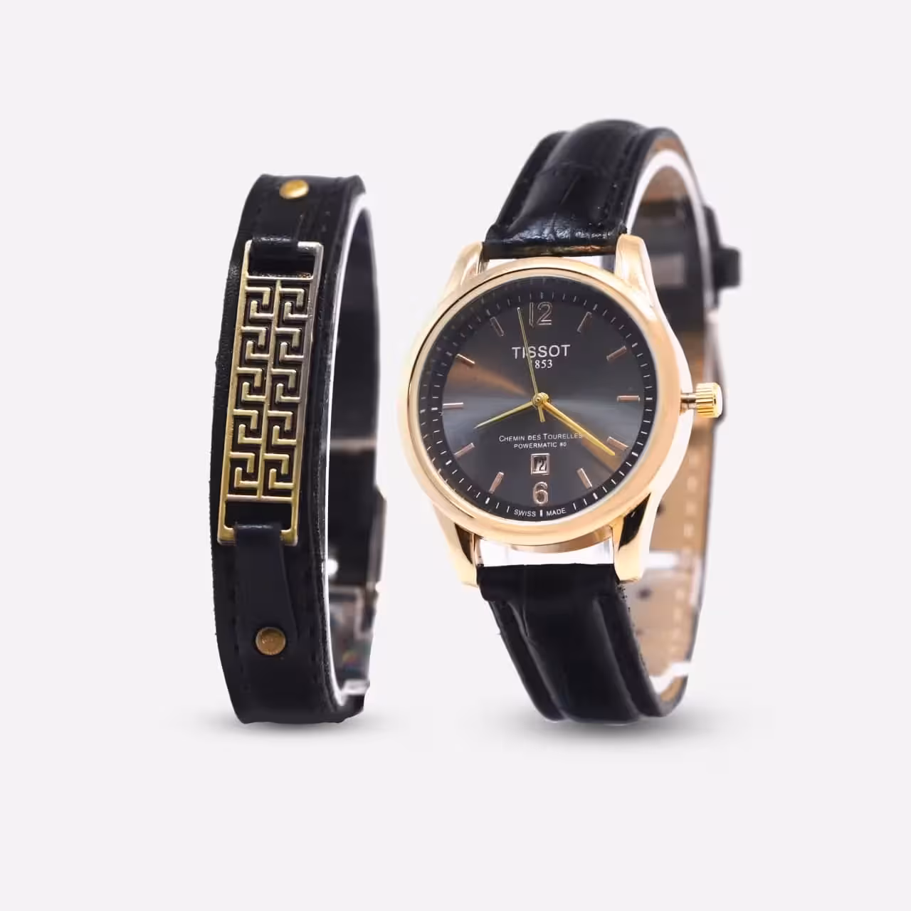 ست ساعت مچی زنانه و دستبند تیسوت Tissot مدل324