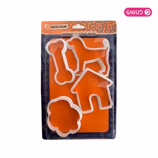 کاتر پلاستیکی مرغوب سگ 4 عددی نسکو