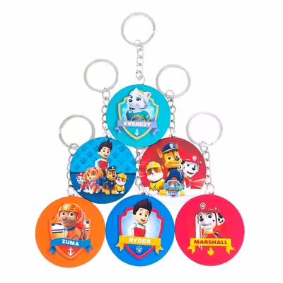 جاکلیدی خندالو مدل سگ های نگهبان کد 311B مجموعه 6 عددی