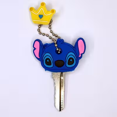 کاور کلید مدل Stitch T04 به همراه آویز مجموعه 2 عددی