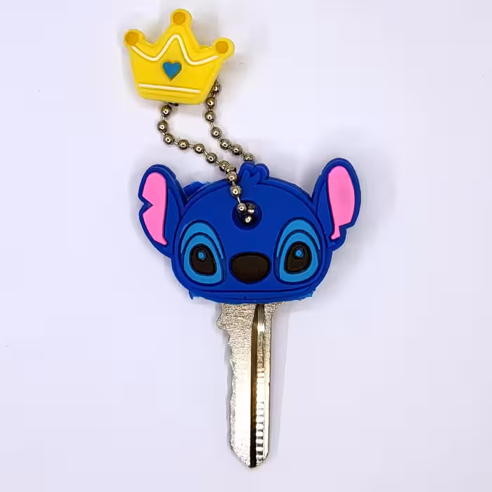 کاور کلید مدل Stitch T04 به همراه آویز مجموعه 2 عددی