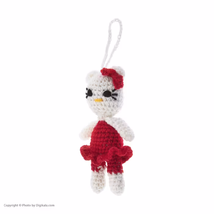عروسک بافتنی مدل کیتی کد 1