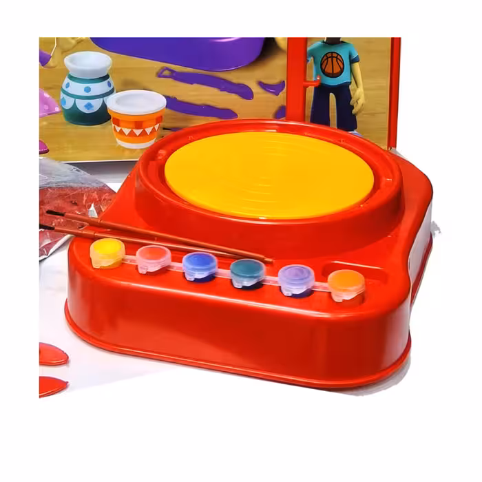 بازی آموزشی مدل سفالگری همراه با گل رس