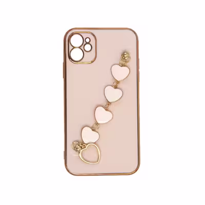 کاور مدل زنجیری طرح قلب مناسب برای گوشی موبایل اپل IPHONE11
