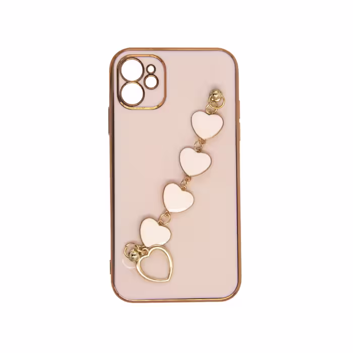 کاور مدل زنجیری طرح قلب مناسب برای گوشی موبایل اپل IPHONE11