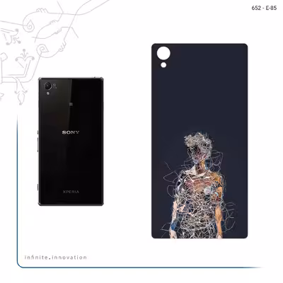 برچسب پوششی ماهوت مدل Strings Digital Art 1 مناسب برای گوشی موبایل سونی Xperia Z1